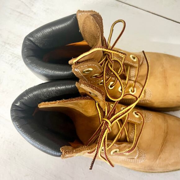 Timberland 10361 6-Inch Premium Waterproof Ankle Hiking Boots Tan Women's 7.5 - Picture 6 of 12